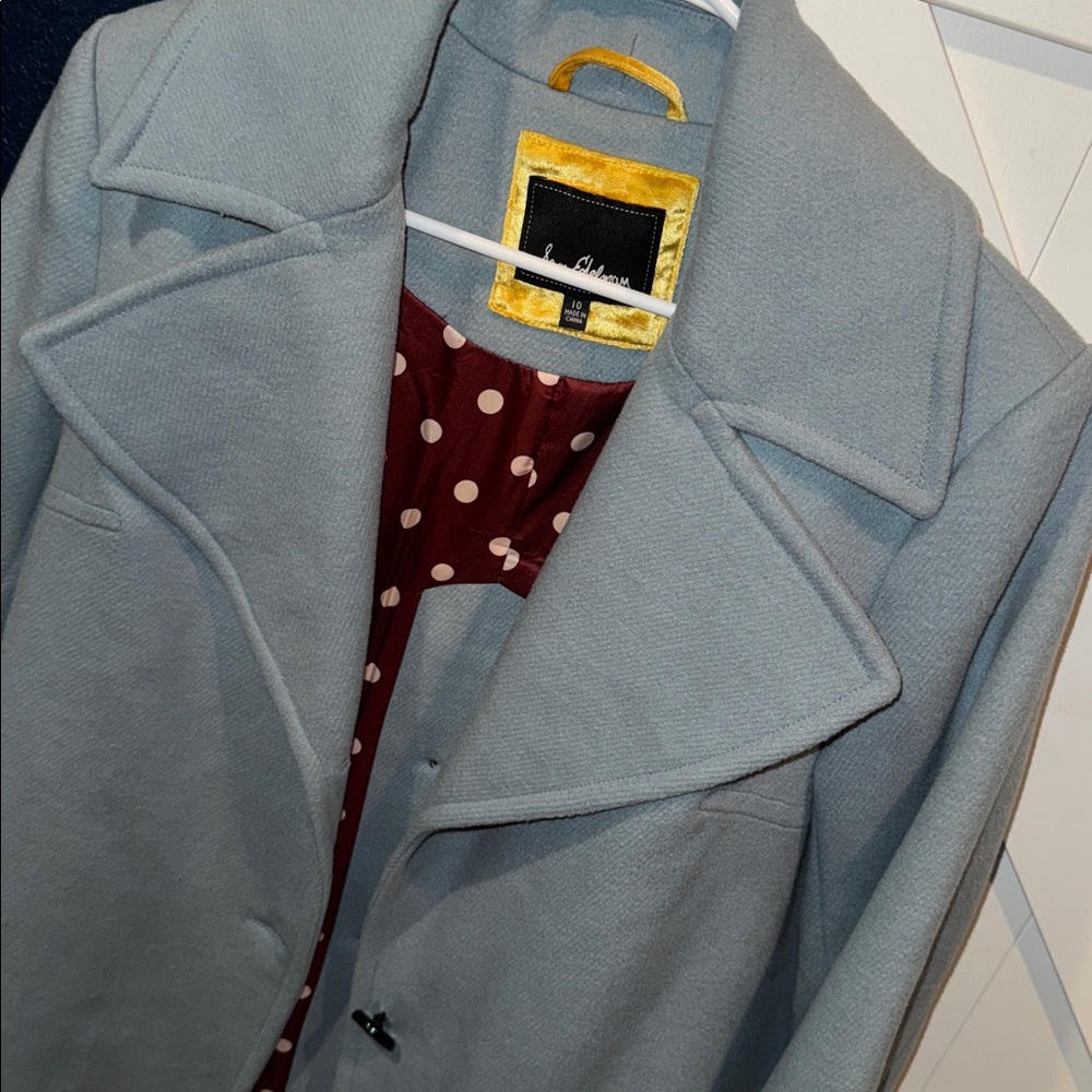 Sam Edelman Light Blue Coat size 10 - Picture 14 of 14